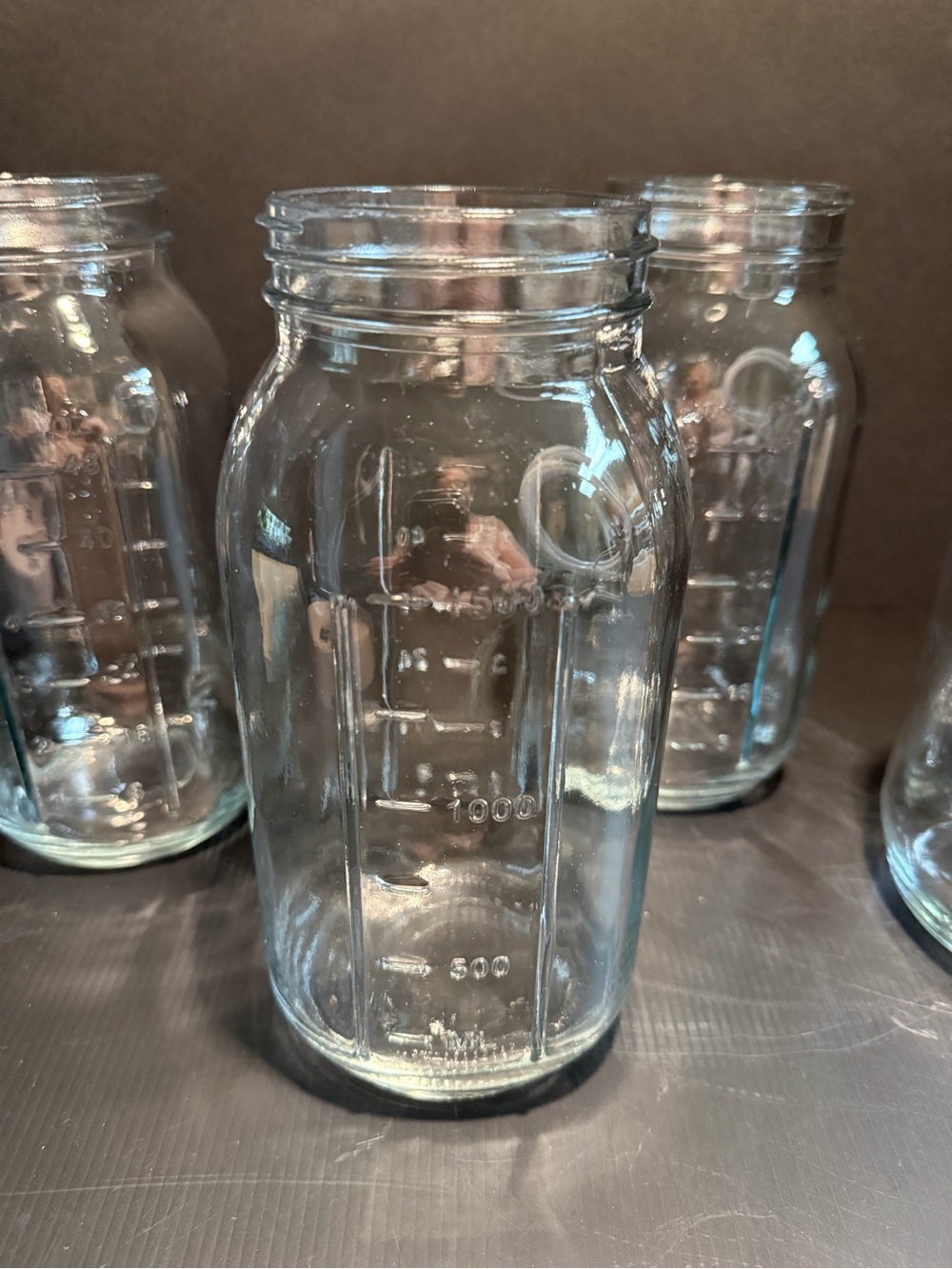 Vintage Ball Half Gallon Canning Jars with Gripper Ribs - Set of 4 (64 Oz) - Picture 5 of 7
